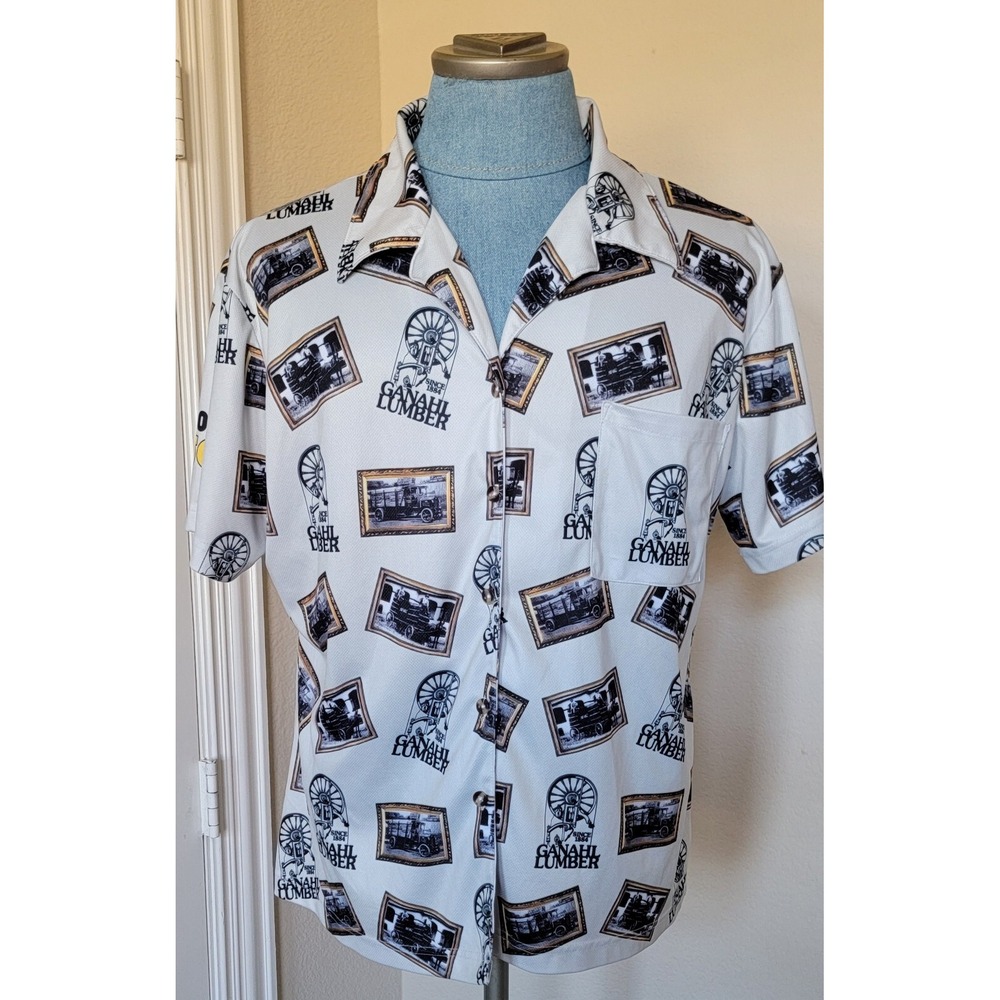 Rainier Ganahl Lumber Outfitter Women's Short Sleeve Shirt Size XL B0059‎
